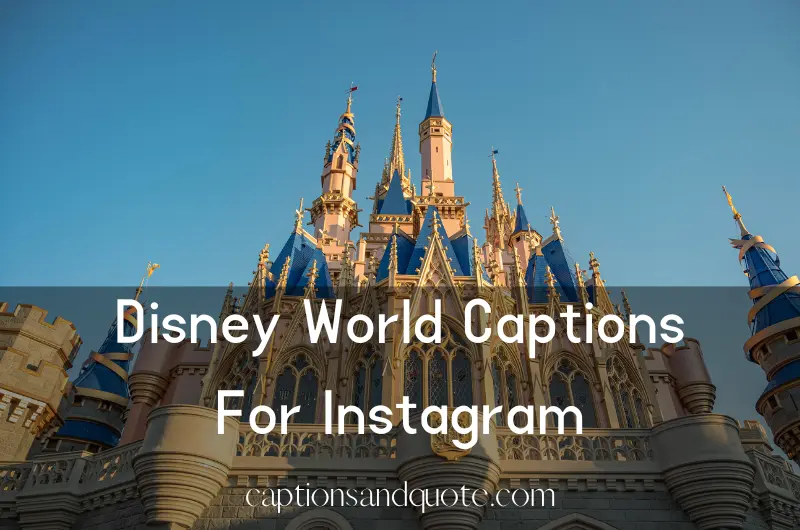 Disney World Captions For Instagram