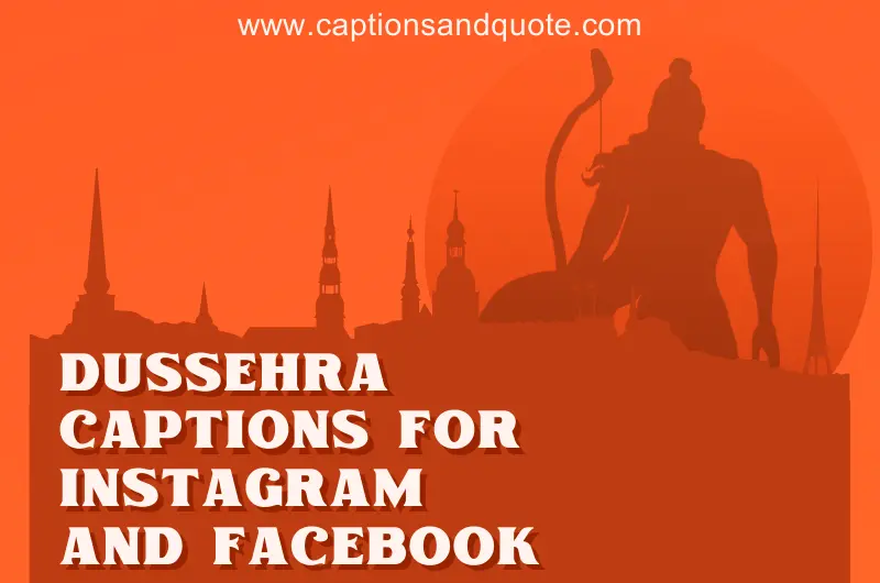 Dussehra Captions for Instagram and Facebook