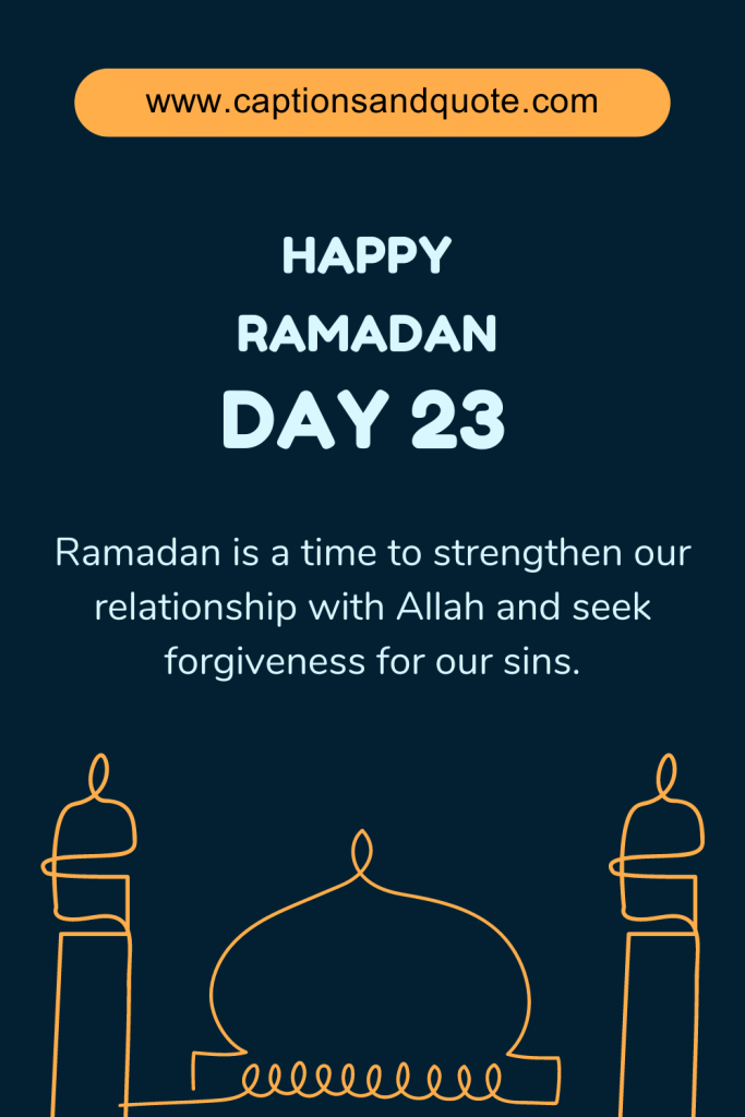 Happy Ramadan Day 23