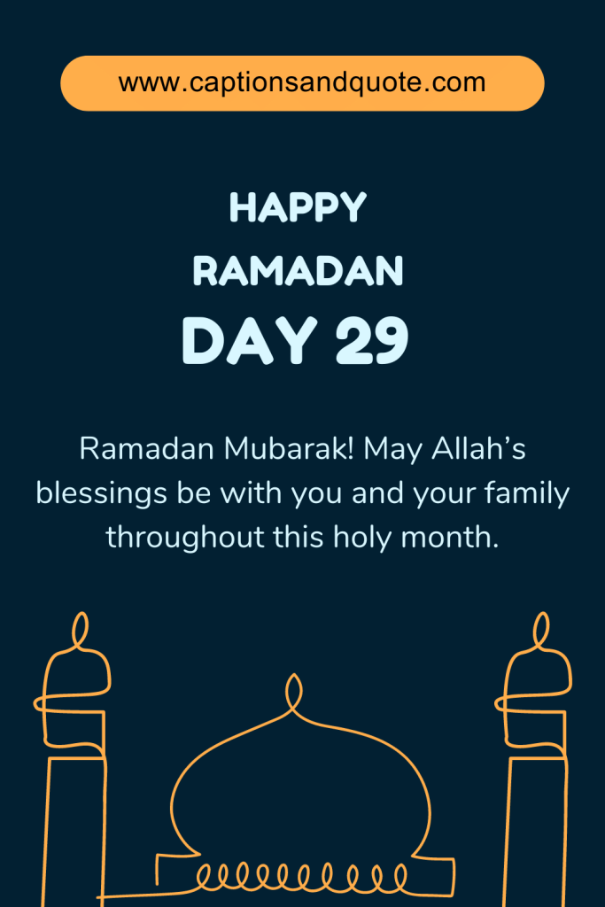 Happy Ramadan Day 29