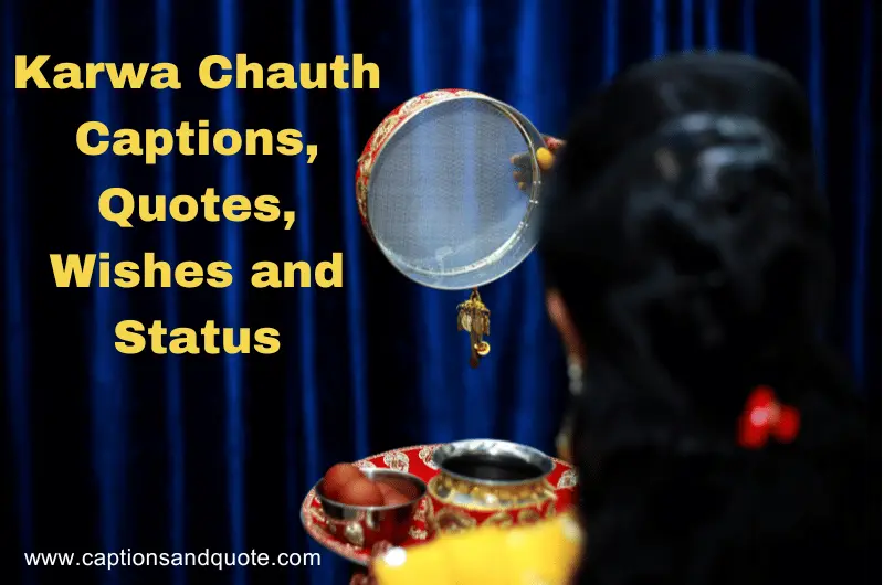 Karwa Chauth Captions, Quotes, Wishes and Status