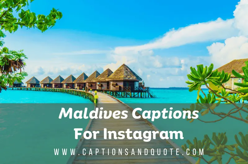 Maldives Captions For Instagram