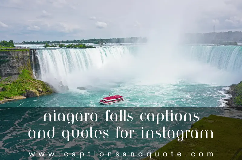Niagara Falls Captions and Quotes For Instagram