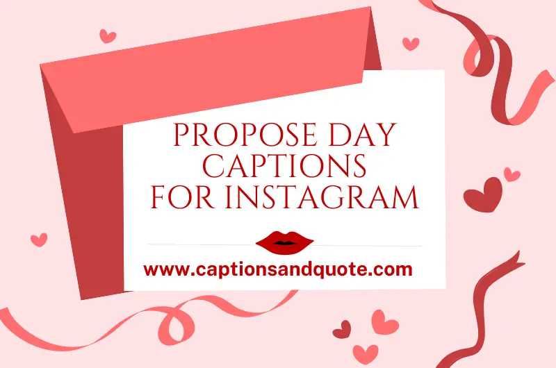 Propose Day Captions For Instagram