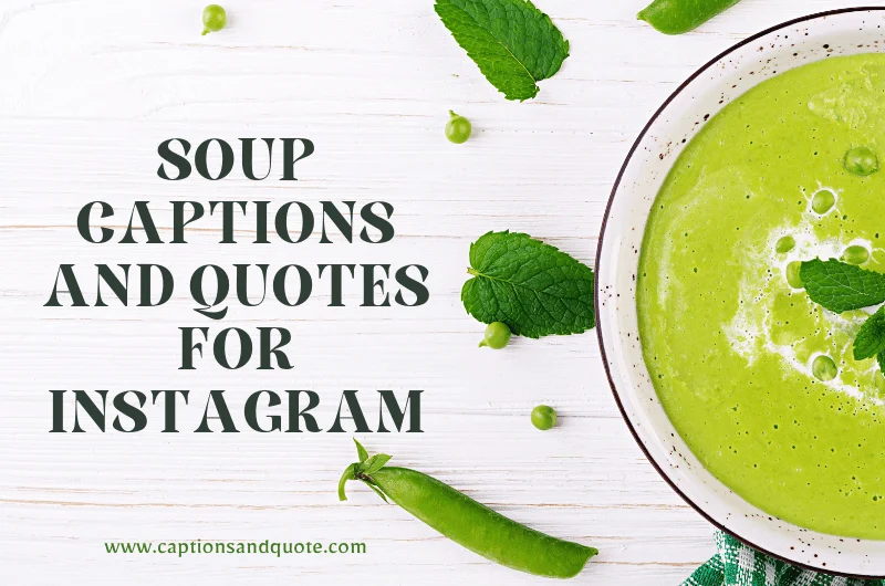 Soup Captions And Quotes For Instagram