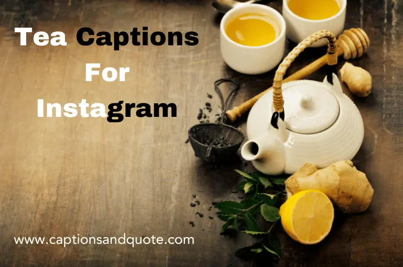 Tea Captions For Instagram