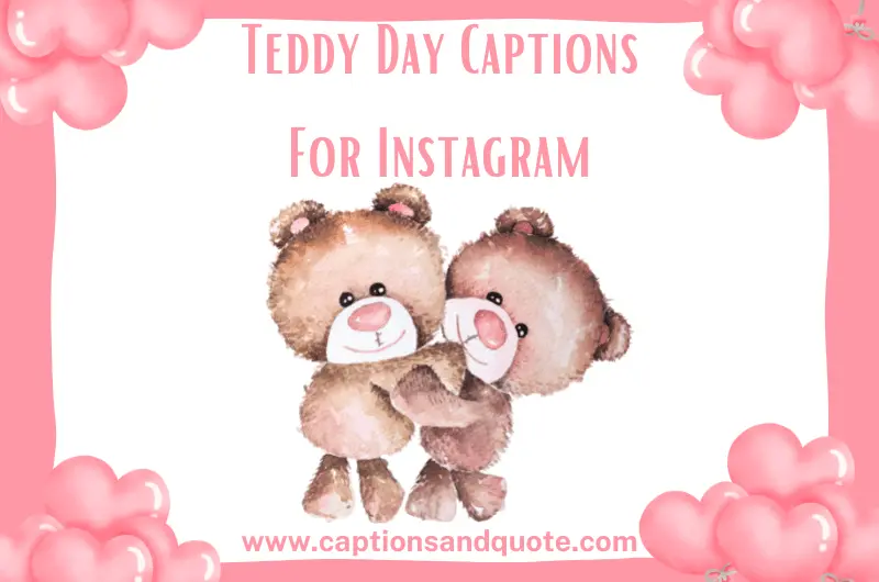 Teddy Day Captions For Instagram