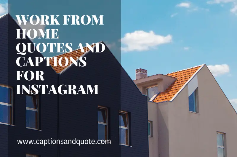 Work From Home Quotes And Captions for Instagram