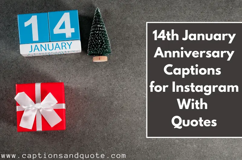14th January Anniversary Captions for Instagram With Quotes