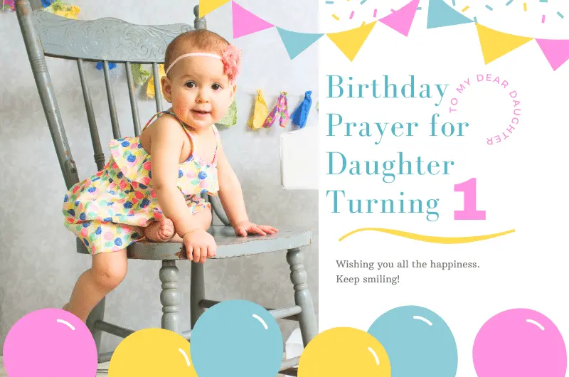Birthday Prayer for Daughter Turning 1