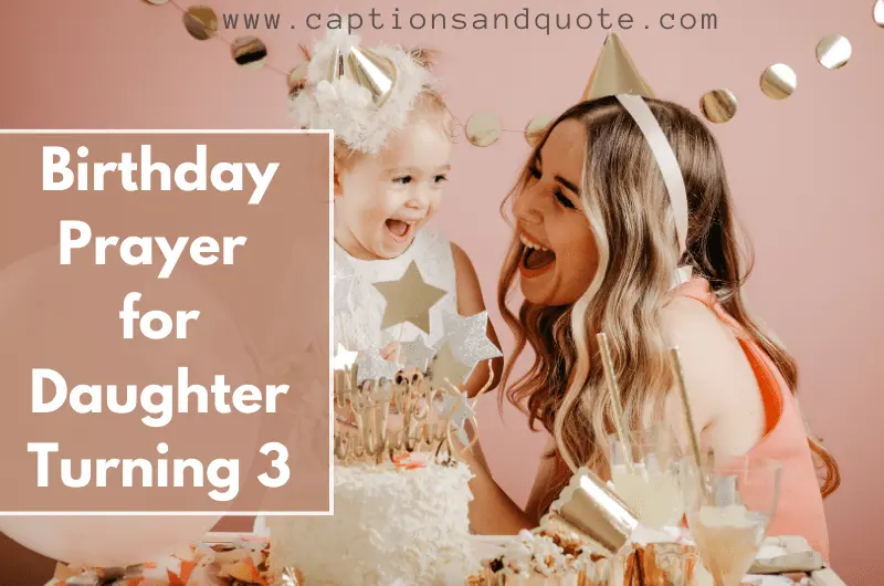Birthday Prayer for Daughter Turning 3