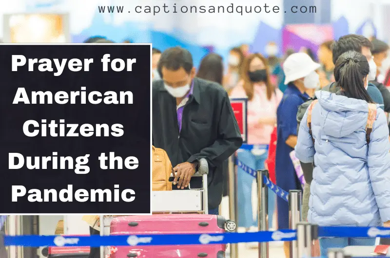 Prayer for American Citizens During the Pandemic
