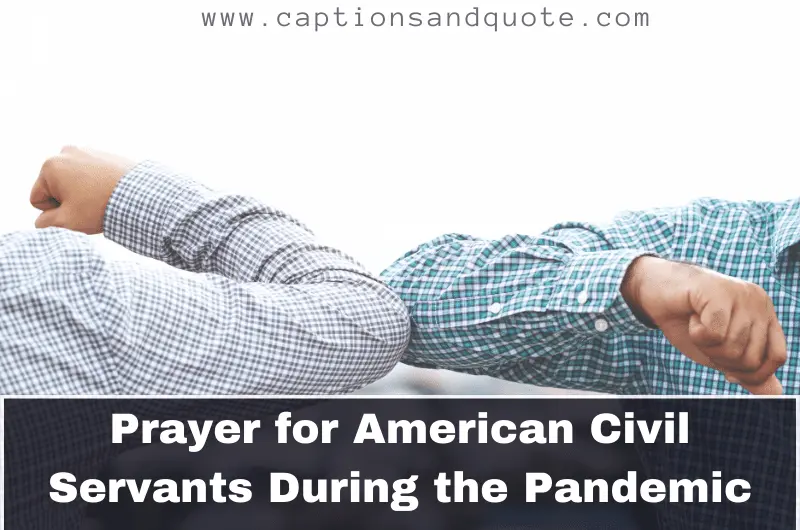 Prayer for American Civil Servants During the Pandemic