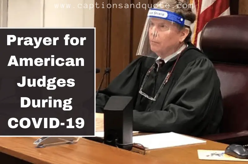 Prayer for American Judges During COVID-19