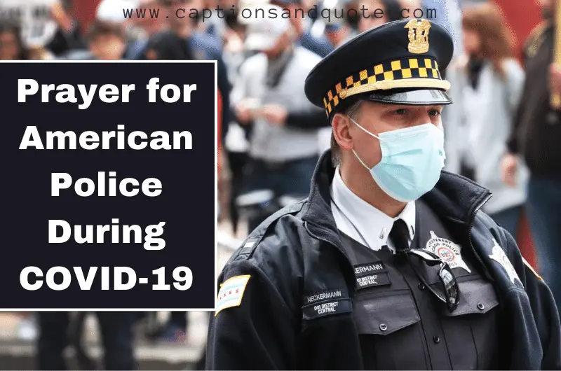 Prayer for American Police During COVID-19
