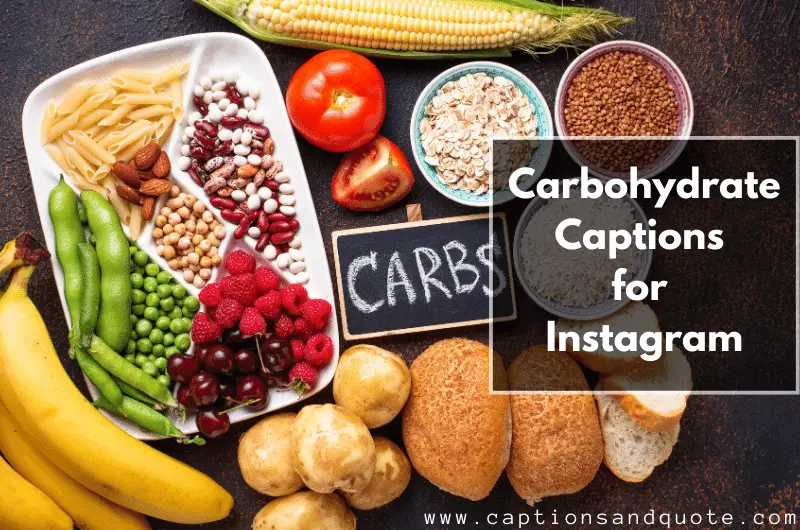 Carbohydrate Captions for Instagram