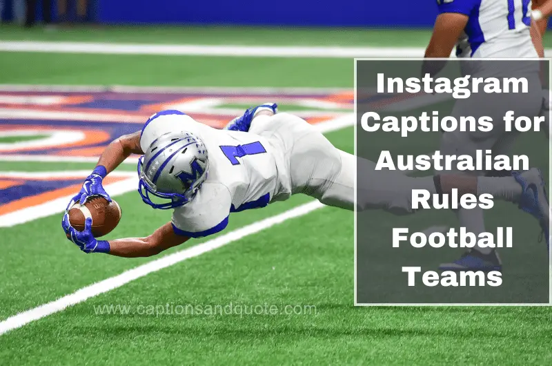 Instagram Captions for Australian Rules Football Teams