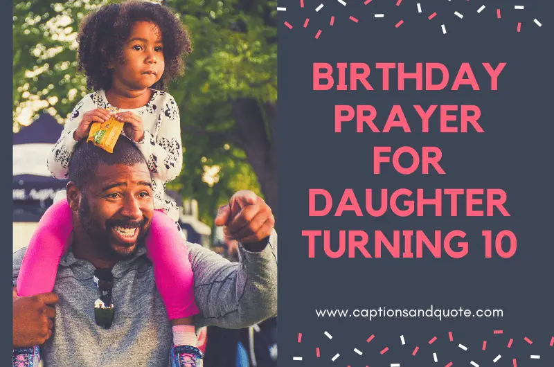 Birthday Prayer for Daughter Turning 10