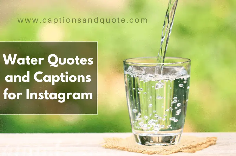 440 Water Quotes And Captions For Instagram