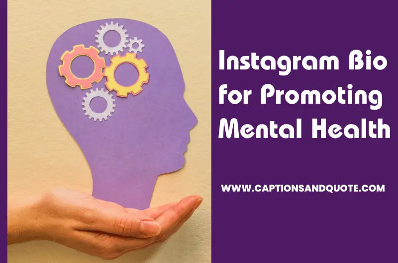 Instagram Bio for Promoting Mental Health